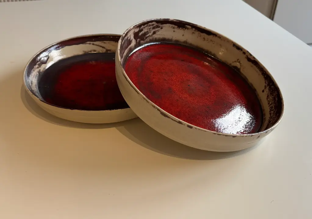 Ruby Salad Bowls (pièce)