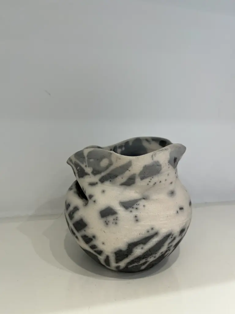 Raku small Vase