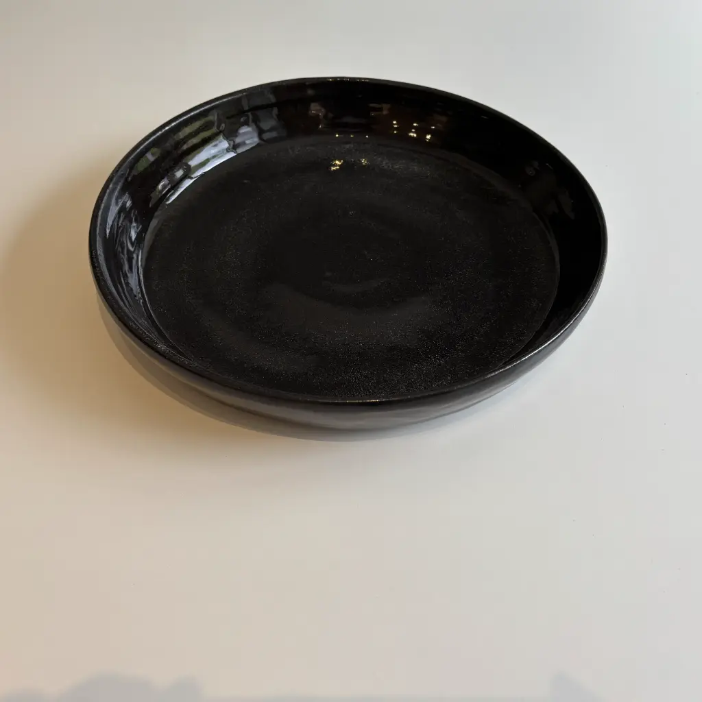 Black on Black Serving Bowl